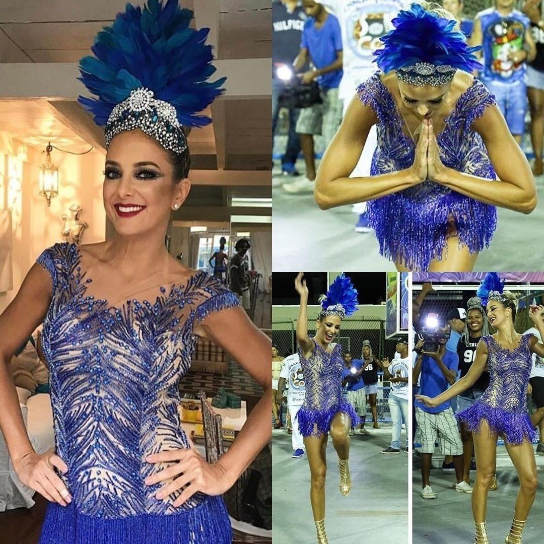 Ticiane Pinheiro no Carnaval com modelito Graciella Starling - Reprodução/Instagram