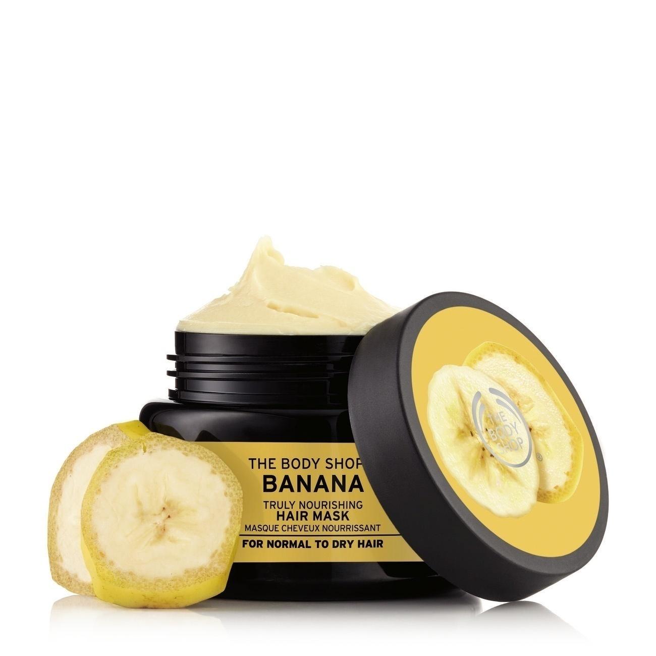 Máscara capilar de banana: com ingredientes naturais, diminui o frizz sem pesar. R$ 119, The Body Shop, thebodyshop.com.br - Divulgação