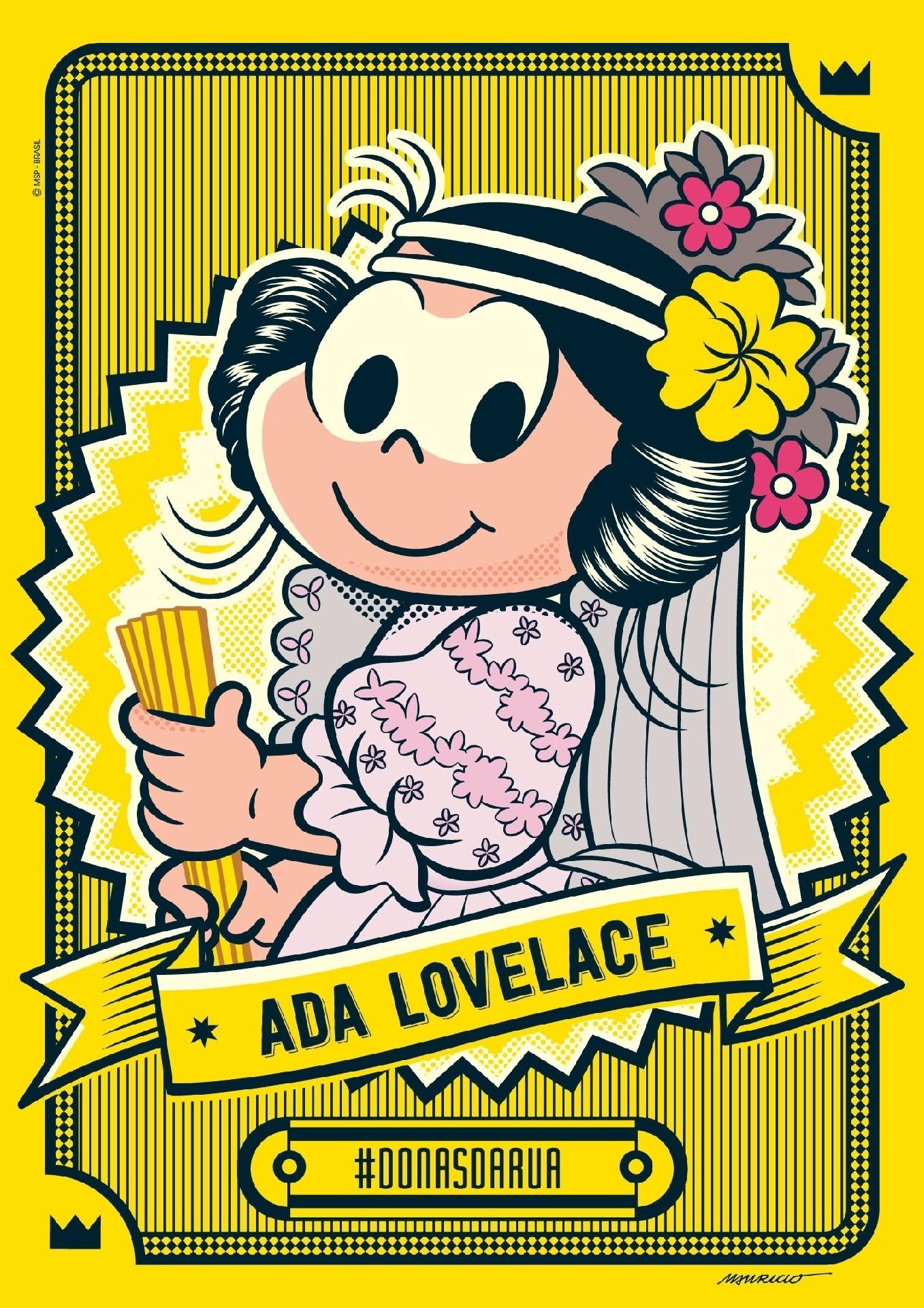 Magali homenageou a primeira programadora de computadores da história, Ada Lovelace - Divulgação