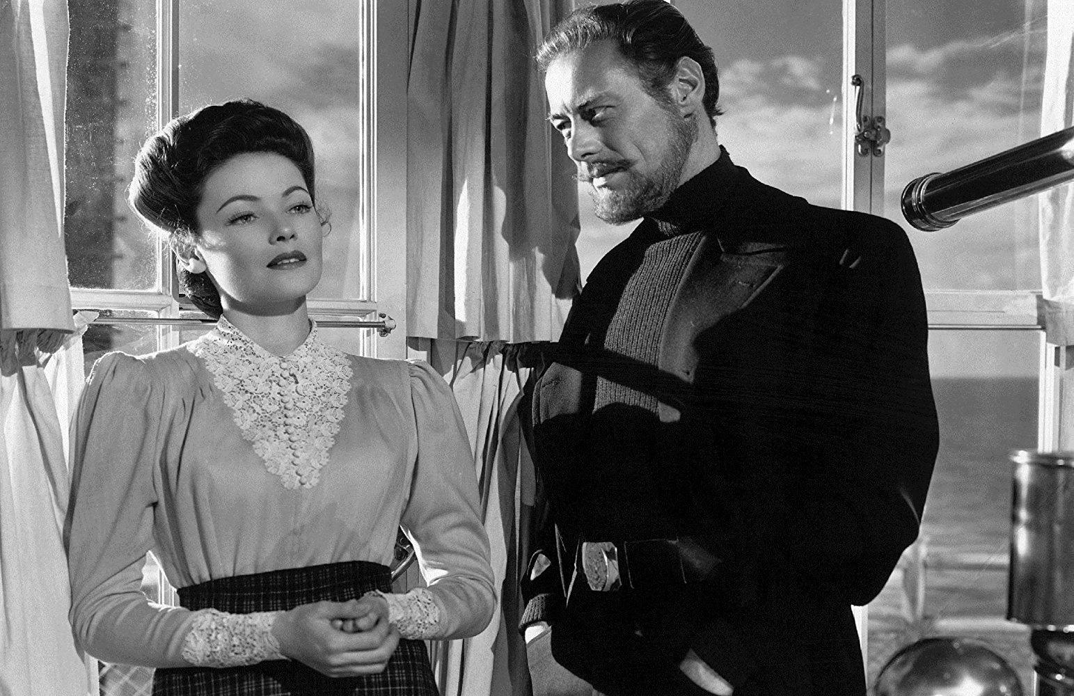 Gene Tierney e Rex Harrison em cena de "O Fantasma Apaixonado" (1947) - Divulgação