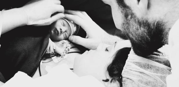 Renata Del Bianco dá à luz Aurora, primeira filha com o marido, Daniel Simonini - Reprodução/Instagram/dansimonini