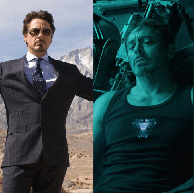 "Desafio dos 10 anos" com os heróis da Marvel - Reprodução/Twitter/Marvel