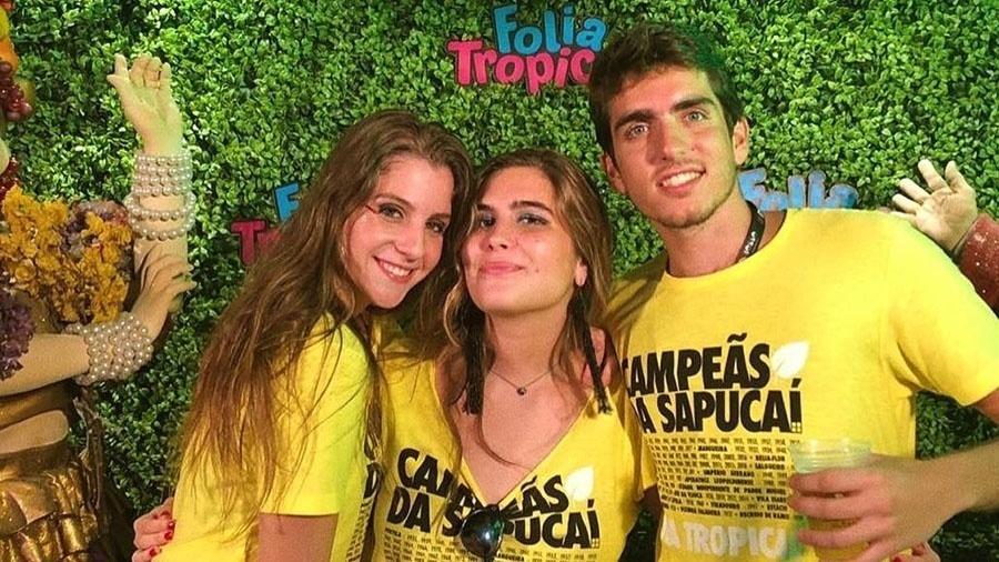 João, filho de malu mader, e Maria, filha de claudia abreu - Reprodução/Instagram