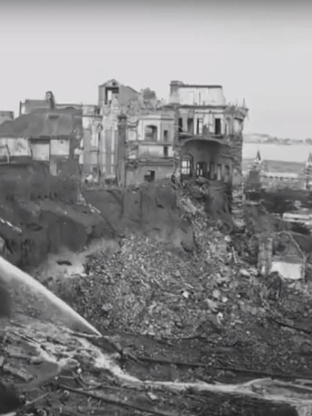 Cena do documentário "O Desmonte do Monte", de Sinai Sganzerla - Reprodução