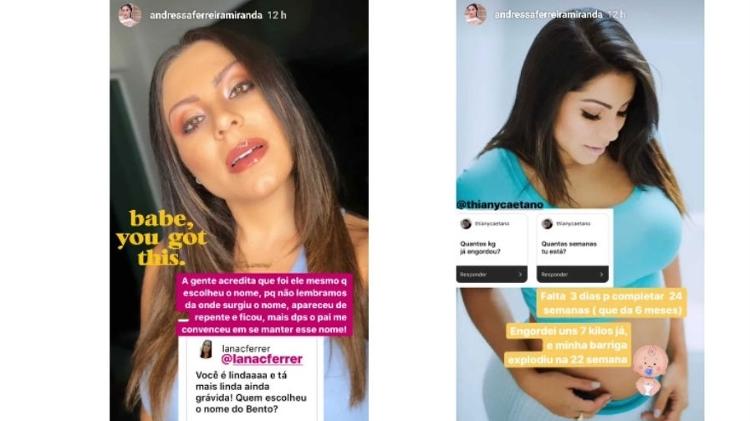 Andressa Ferreira responde a seguidores sobre gestação - Reprodução/Instagram - Reprodução/Instagram