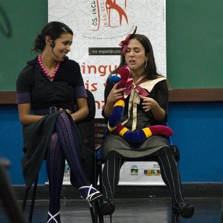 Tatá Werneck em um dos projetos promovidos pela ONG Escola de Gente (foto de arquivo) - Divulgação/Escola de Gente