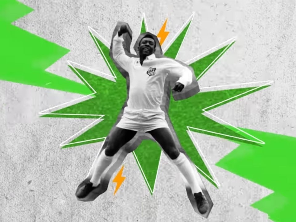 Fortnite anuncia Campeonato Pelé e gesto Soco no Ar do Pelé na