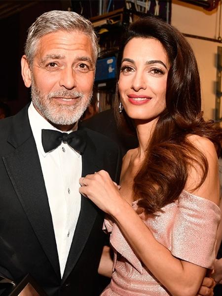 George Clooney e a esposa, Amal Alamuddin - Reprodução/Instagram