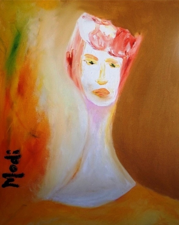 Obra do médium Giovanni D' Andrea, atribuída a Amedeo Modigliani - Reprodução/Facebook