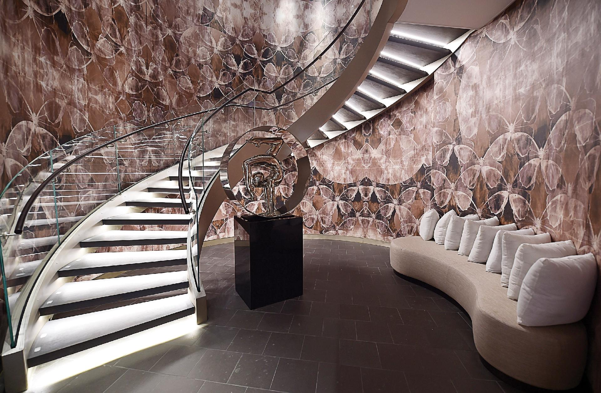 O Seven Seas Explorer também tem um spa acessível a todos os hóspedes. Esta é a entrada do espaço - Divulgação/Regent Seven Seas