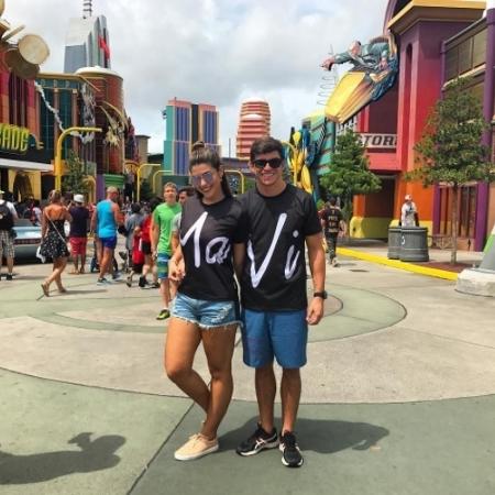 Manoel e Vivian na Disney - Reprodução/Instagram/manoelrafaski