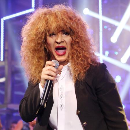 Nelson Freitas imita Tina Turner no "Show dos Famosos" - Carol Caminha/TV Globo - Carol Caminha/TV Globo