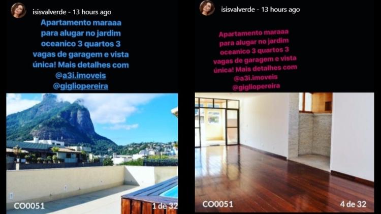 Atriz Isis Valverde anuncia apartamento no Instagram - Reprodução / Instagram - Reprodução / Instagram