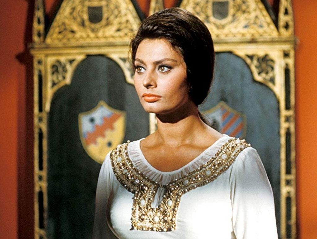 Sophia Loren em cena de "El Cid" (1961) - Divulgação