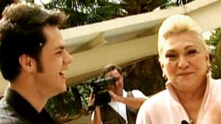 Vinicius Valverde entrevistou Hebe Camargo em 2004 - Reprodução/Instagram - Reprodução/Instagram