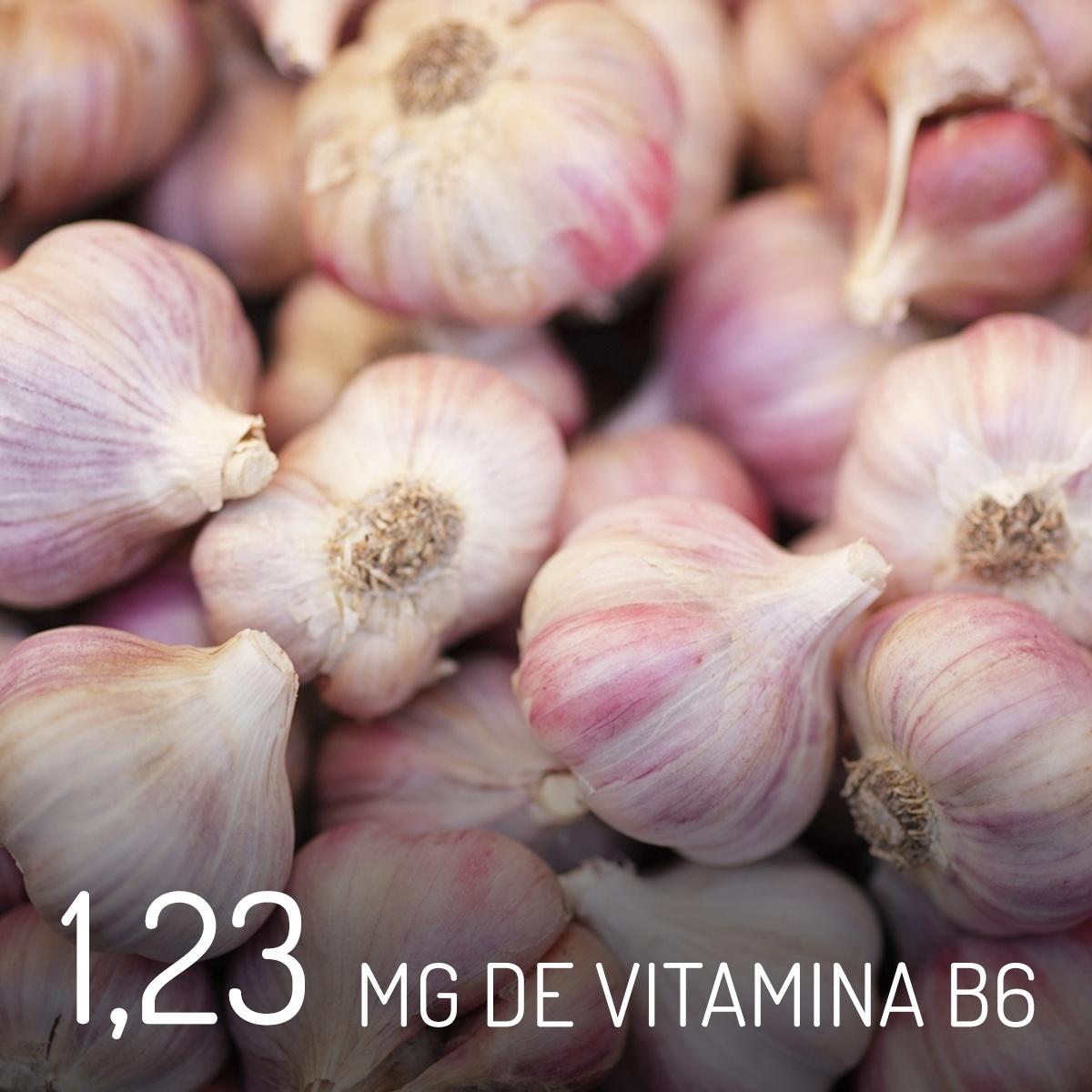 Alho vitamina B6 - iStock / Arte UOL