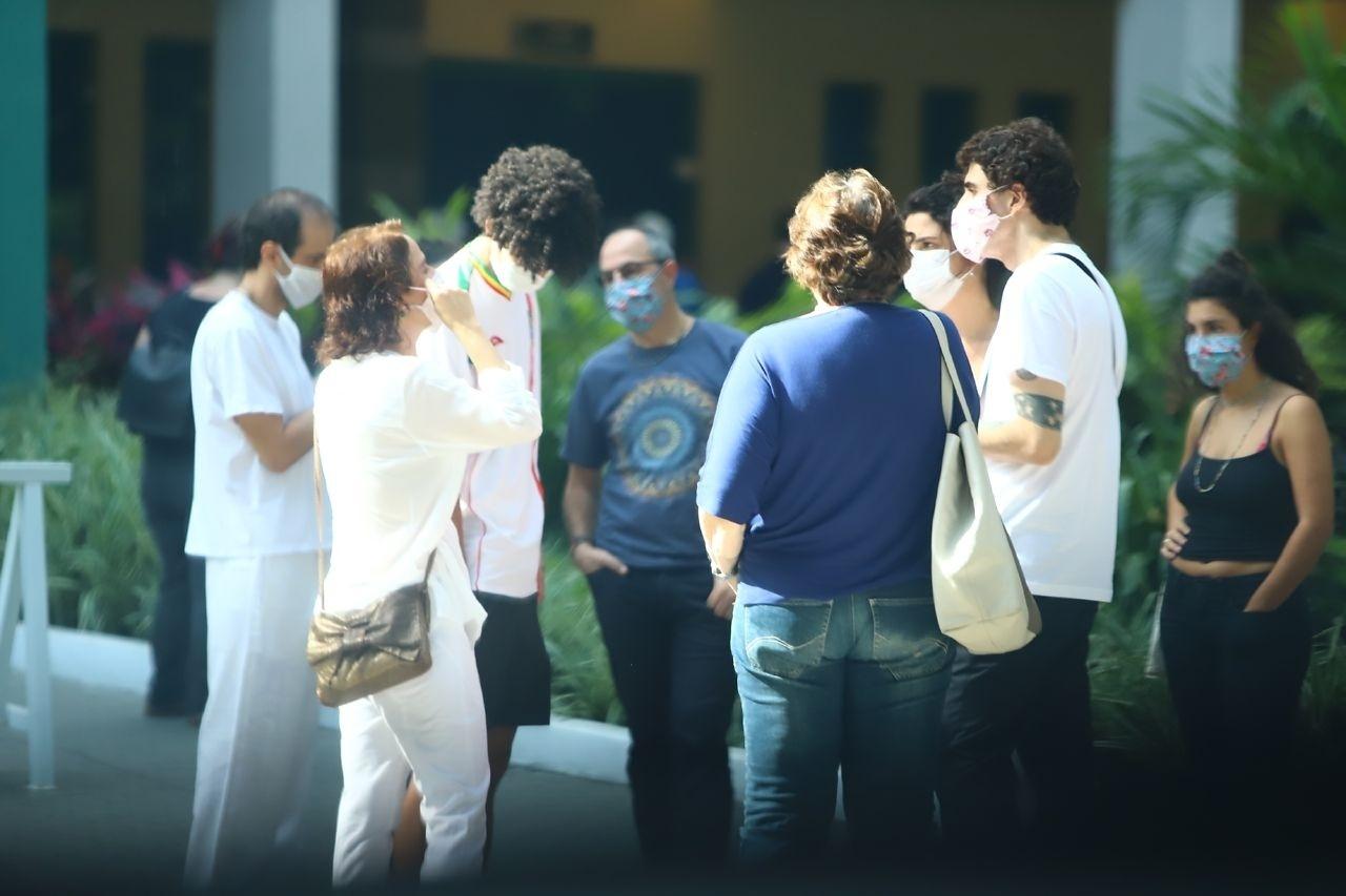 Familiares e amigos se despedem de Moraes Moreira em velório no Rio - Daniel Pinheiro/AgNews