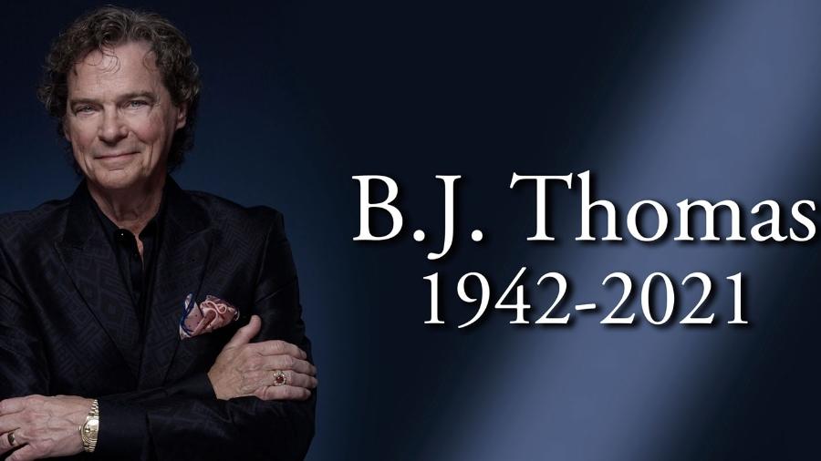 A morte de B.J. Thomas foi anunciada no site e nas redes sociais do cantor norte-americano - Reprodução/bjthomas.com