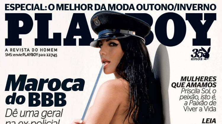 Ex-BBB Anamara na capa da "Playboy" - Divulgação - Divulgação