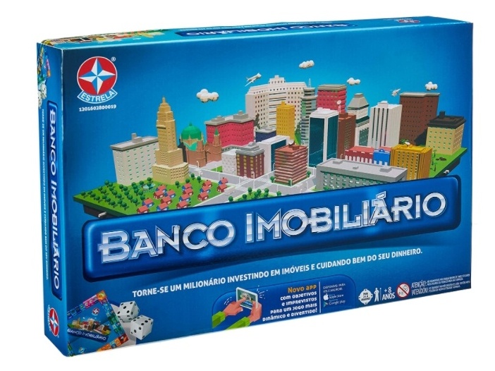 Jogo de Tabuleiro Imobiliário Investindo Nas Capitais Do Mundo