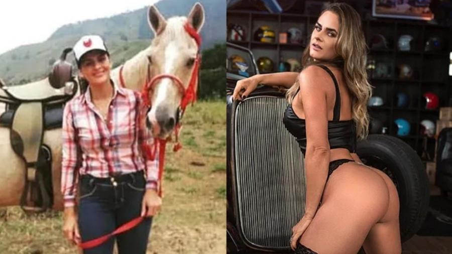 Antes e depois Faby Vargas - Reprodução/Instagram