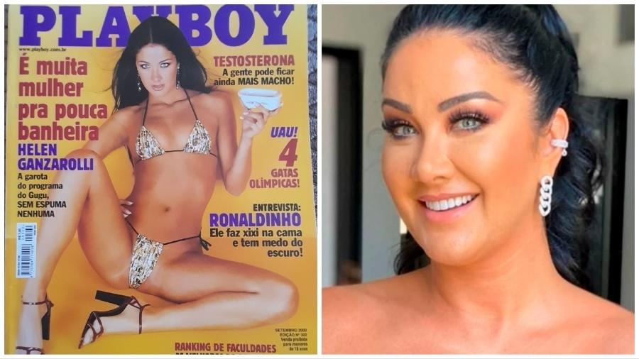 Helen Ganzarolli posou pelada para as páginas da Playboy no ano 2000