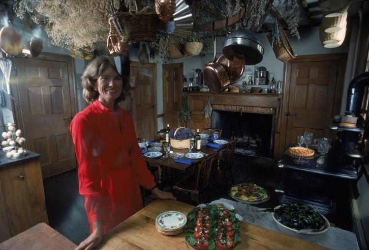 Precursora: Martha Stewart na cozinha, em foto de 1976 Precursora: Martha Stewart na cozinha, em foto de 1976