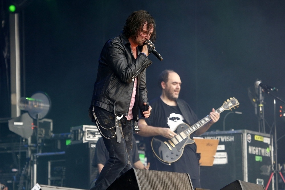 25.set.2015 - Primeiro show do quinto dia, o Clássicos do Terror homenageia a trilha sonora do grandes filmes de terror, além de tocar sucessos do heavy metal. - Felipe Assumpção/AgNews