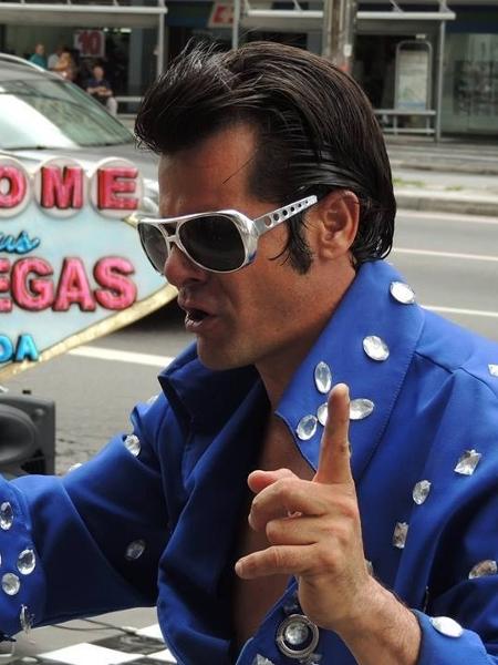 Marcio Aguiar é mais conhecido por "Elvis da Paulista" - Divulgação - Divulgação