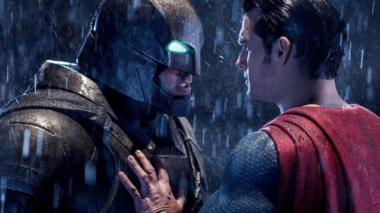 Henry Cavill e Ben Affleck em cena de 'Batman vs Superman: A Origem da Justiça' (2016) - Reprodução - Reprodução