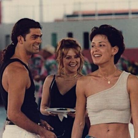 Carolina Ferraz, Eduardo Moscovis e Viviane Pasmanter em 'Por Amor' Carolina Ferraz, Eduardo Moscovis e Viviane Pasmanter em 'Por Amor'