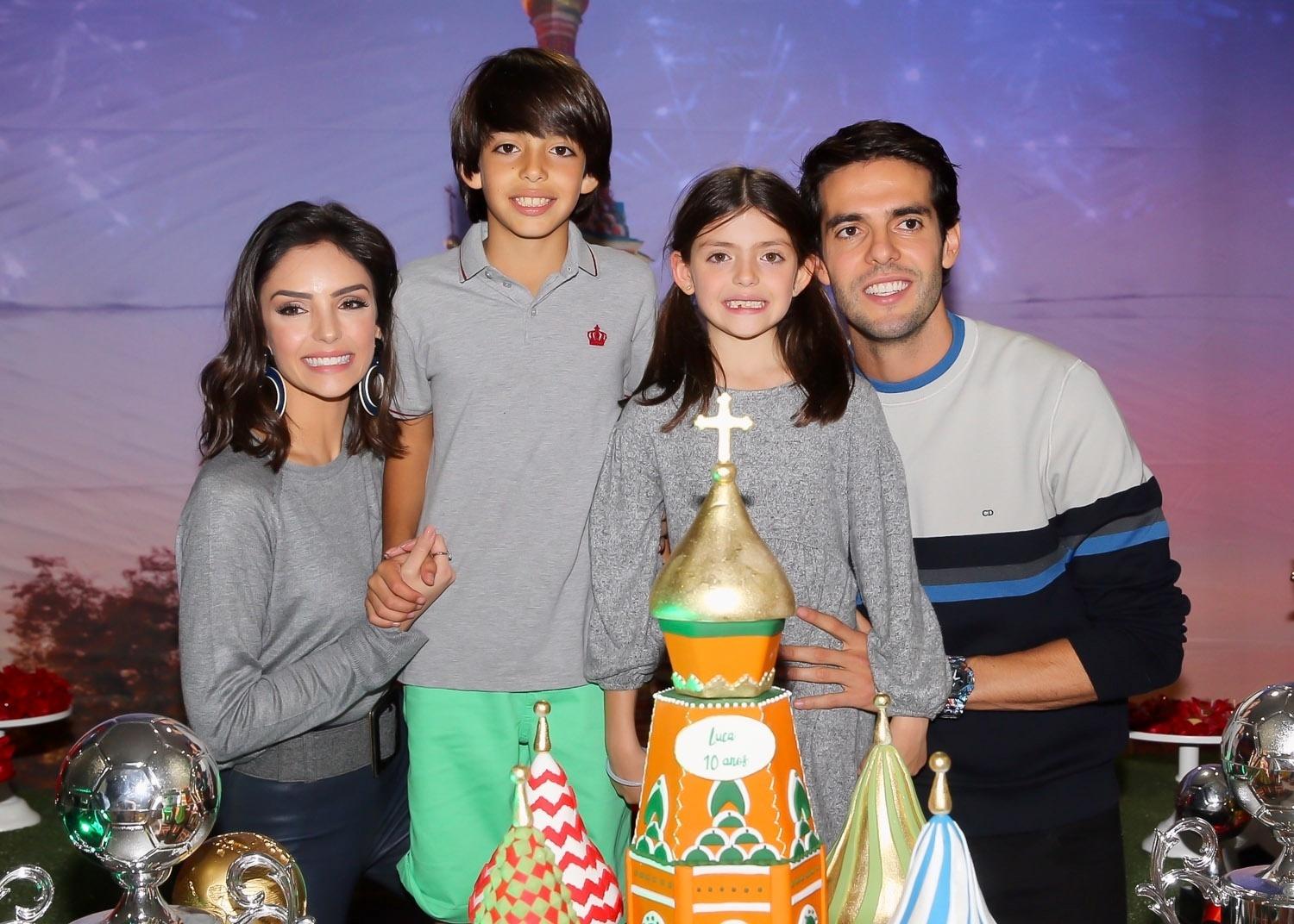 Aniversário de 10 anos de Luca, filho de Kaká e Carol Celico - Manuela Scarpa/Brazil News