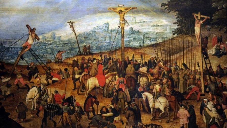 "Crucificação", quadro de Pieter Bruegel, o Jovem - Getty Images