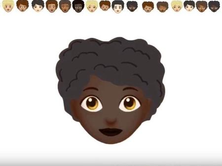 Emojis com cabelo afro estão chegando em 2018