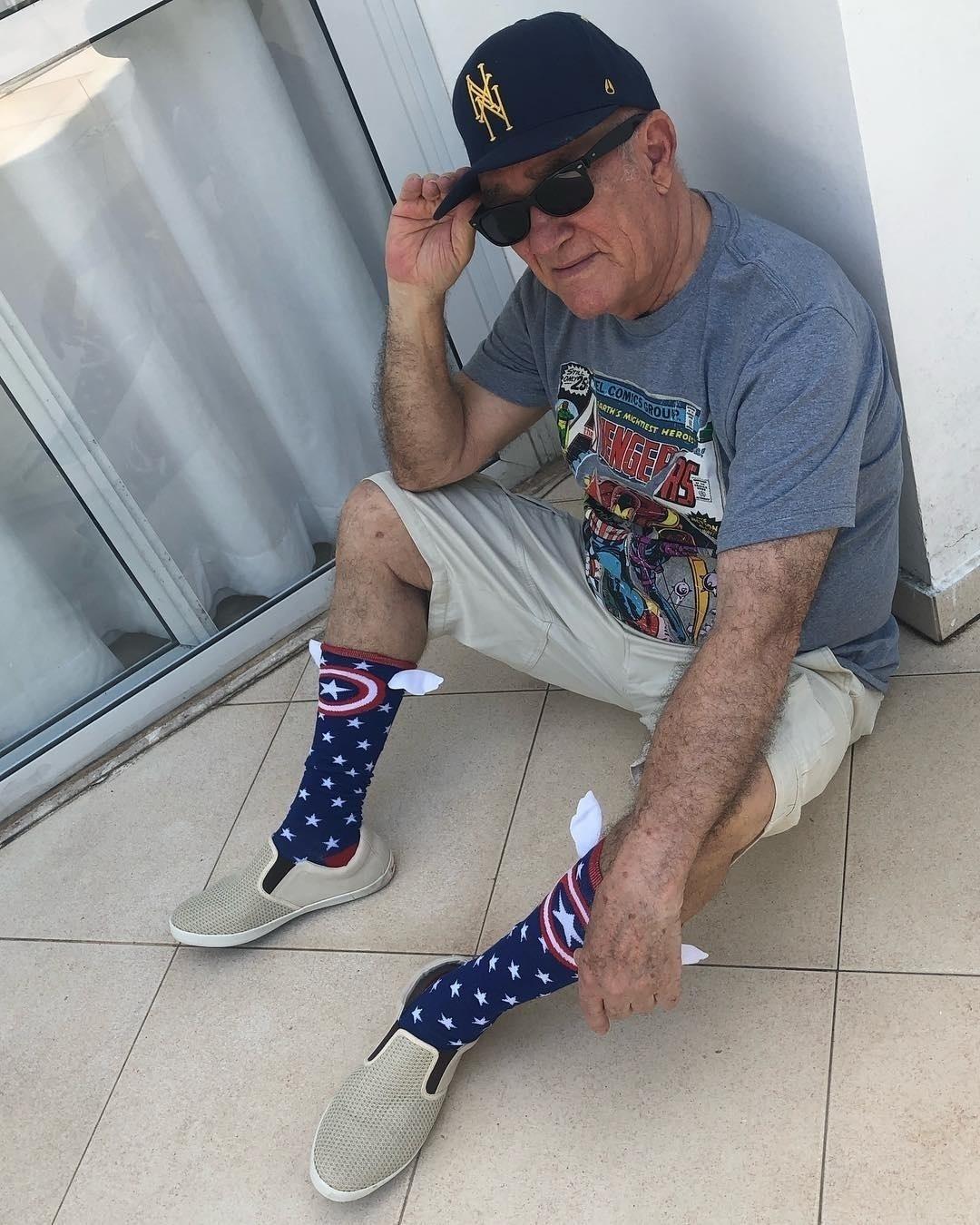 Renato Aragão diverte e mostra estilo em seu perfil no Instagram - Reprodução/Instagram