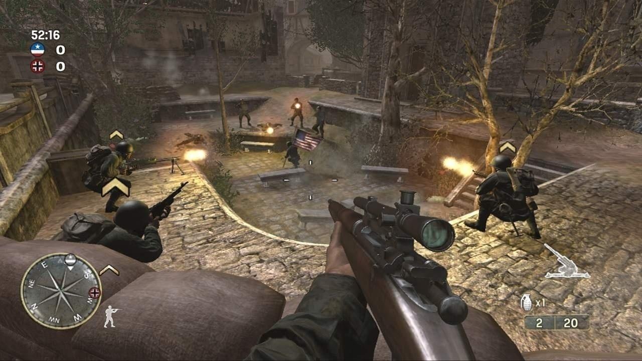 Call of Duty 3 - Reprodução
