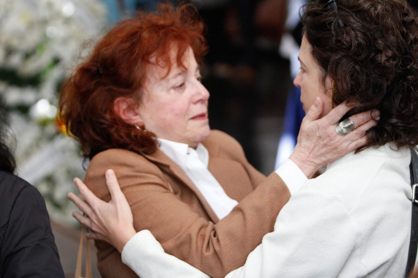 Corpo do jornalista Paulo Henrique Amorim é velado na sede da Associação Brasileira de Imprensa, no Centro do Rio de Janeiro - Marcos Ferreira/Brazil News