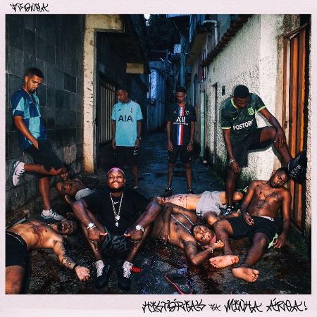 Capa do novo álbum do Djonga, "Histórias da Minha Área" - Divulgação - Divulgação