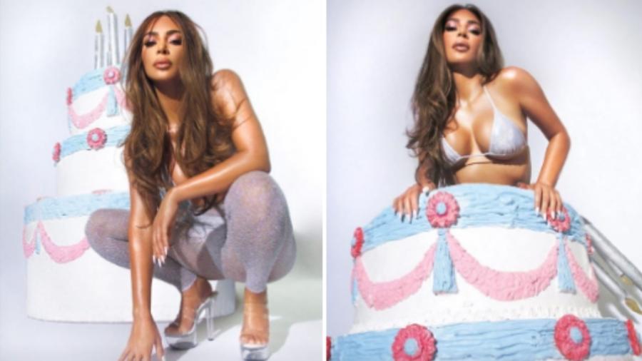 Kim Kardashian em ensaio alusivo ao aniversário de 40 anos - Reprodução/Instagram