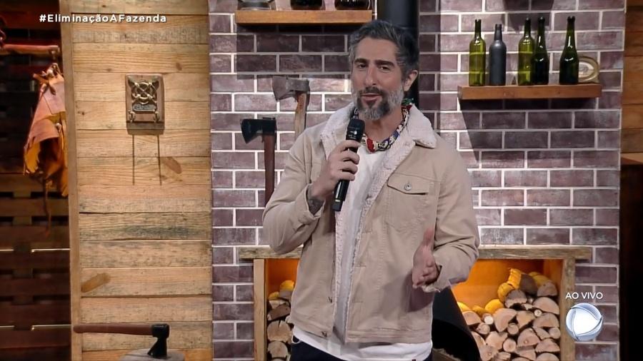 A Fazenda 2020: Marcos Mion em dia de eliminação - Reprodução/RecordTV