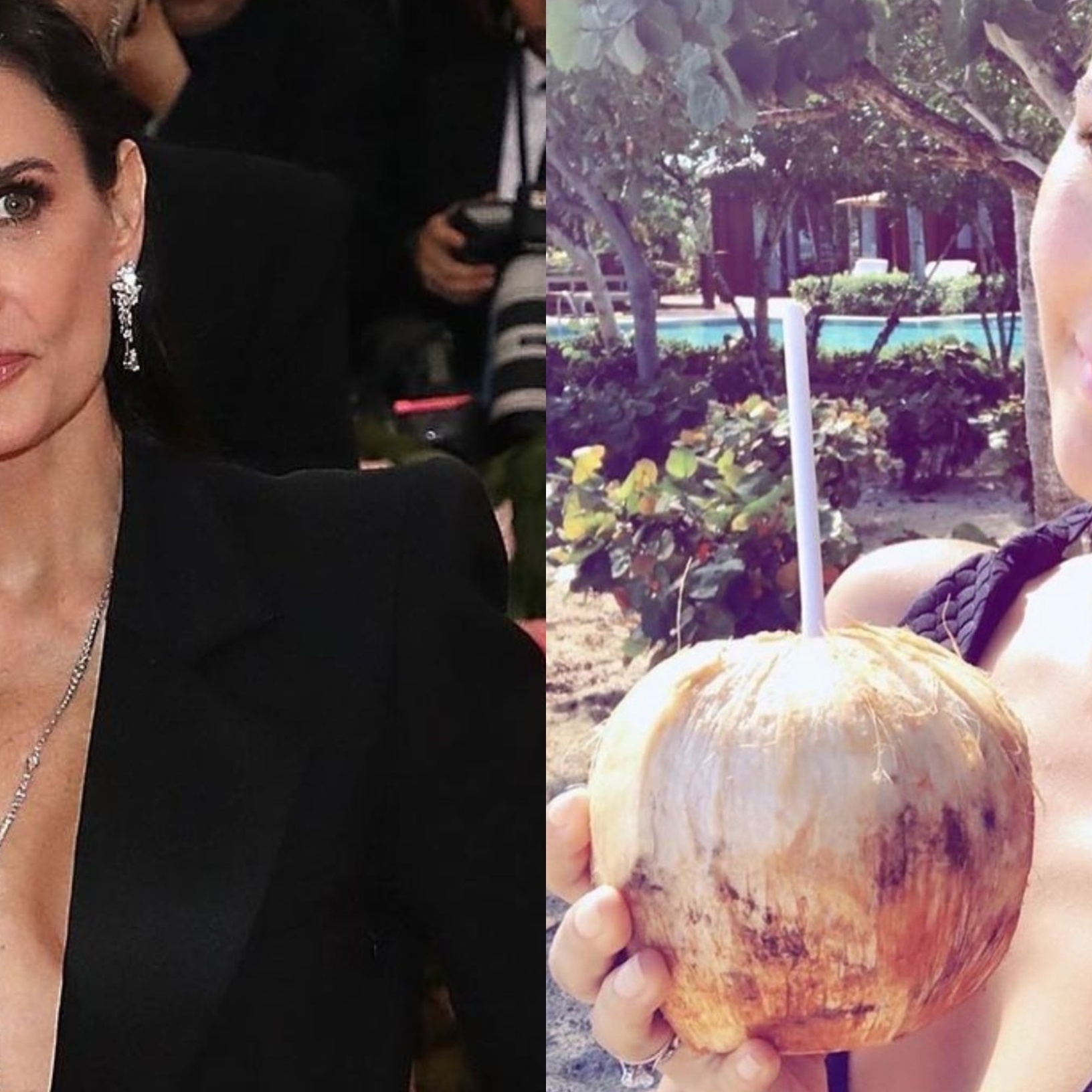 Demi Moore se declara para atual esposa de Bruce Willis Irmãs