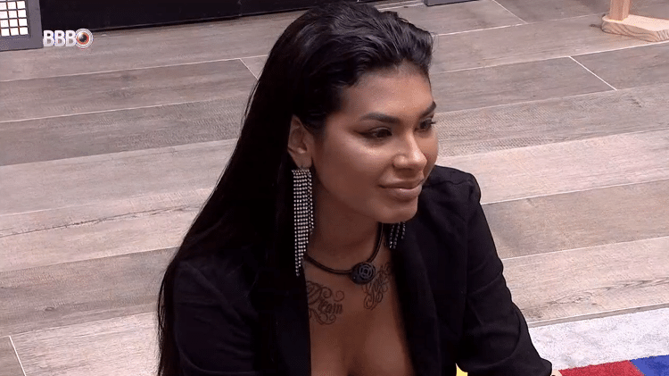 BBB 21: Pocah conversa com Gil na sala  - Reprodução/Globoplay - Reprodução/Globoplay
