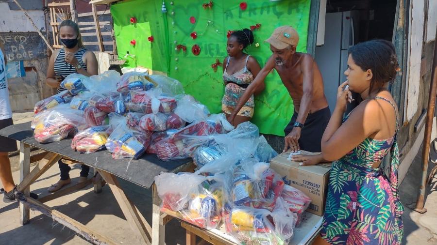 Voluntários e alunos produzem e doam alimentos a pessoas em situação de insegurança alimentar - Arquivo pessoal