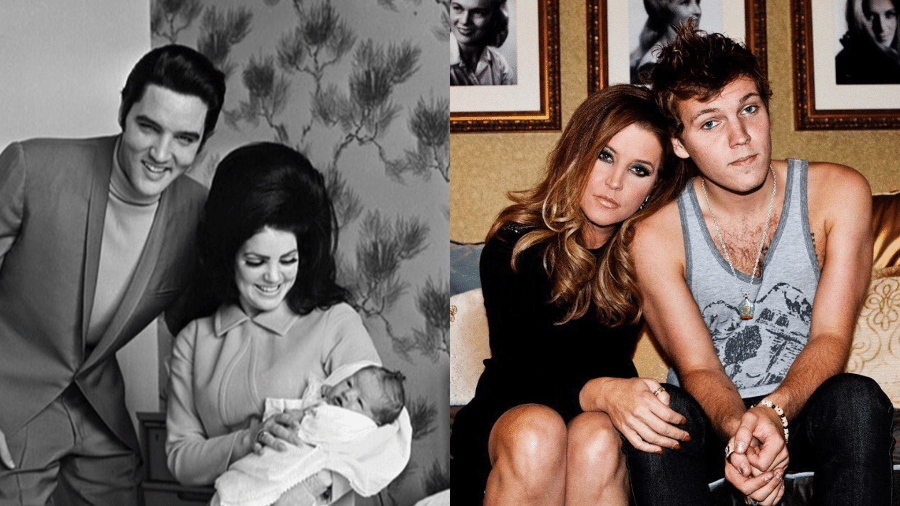 Filha de Lisa Marie Presley homenageia a mãe com foto da infância