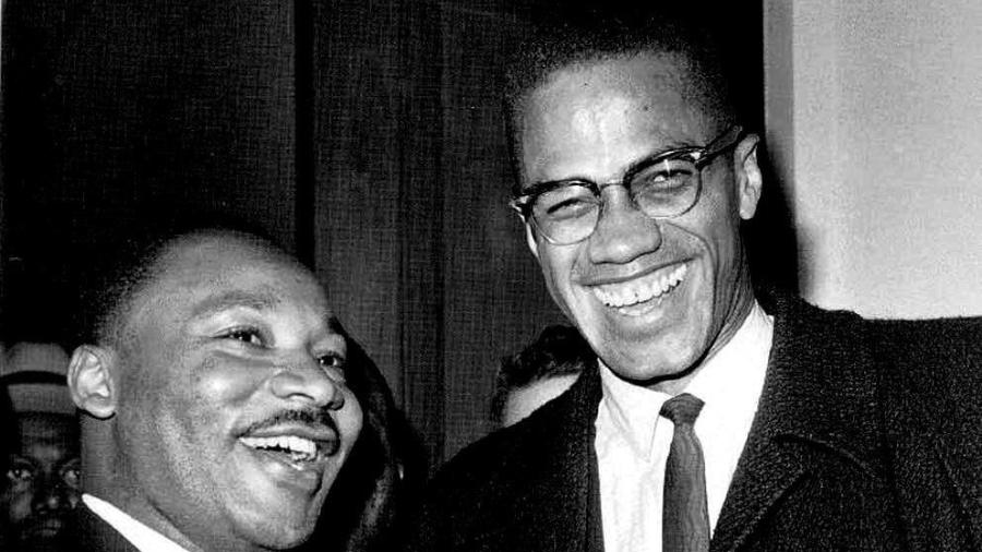 Marthin Luther King e Malcolm X