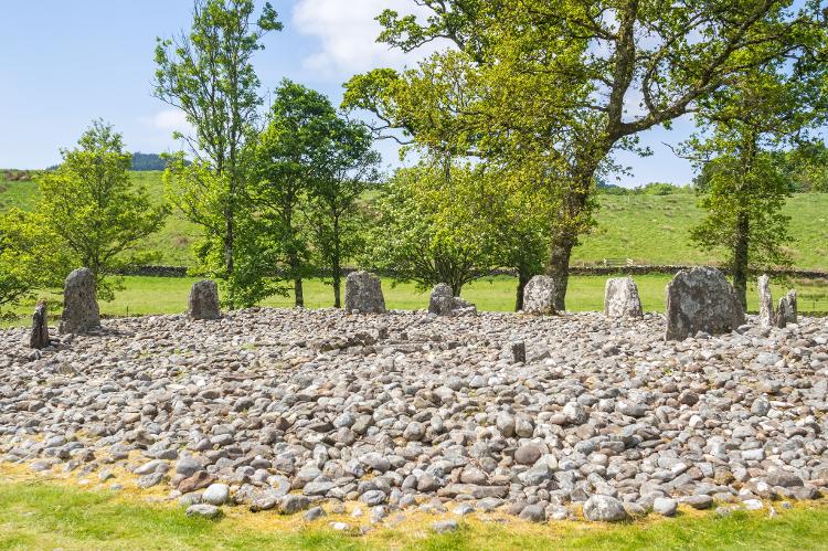 O cemitério de Temple Wood, em Kilmartin Glen