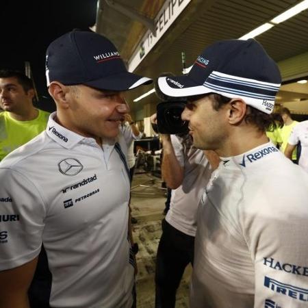 Bottas e Massa foram companheiros por três temporadas na Williams - Divulgação