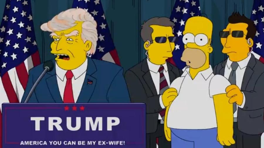 Donald Trump versão de "Os Simpsons" - Reprodução