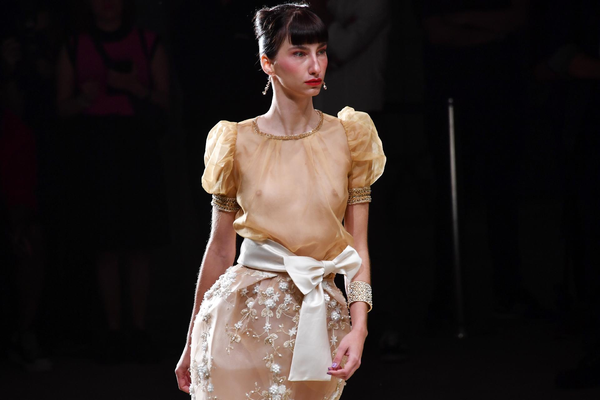 Desfile da marca Samuel Cirnansck na SPFW 45 - AFP