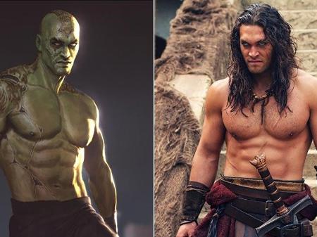 Charlie Wen, ex-chefe de desenvolvimento visual da Marvel Studios, testou o rosto Jason Momoa em Drax antes de decidir por Dave Bautista - Reprodução/Charlie Wen